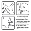 Caneta Tira Riscos Pintura Automotiva Carro Moto Reparadora