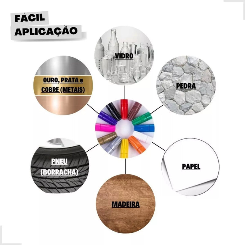 Caneta Tira Riscos Pintura Automotiva Carro Moto Reparadora